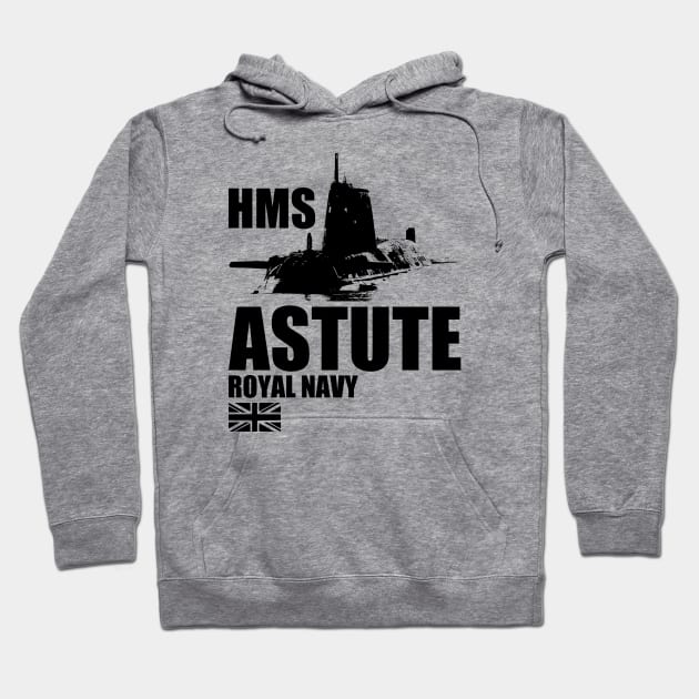 HMS Astute Hoodie by TCP